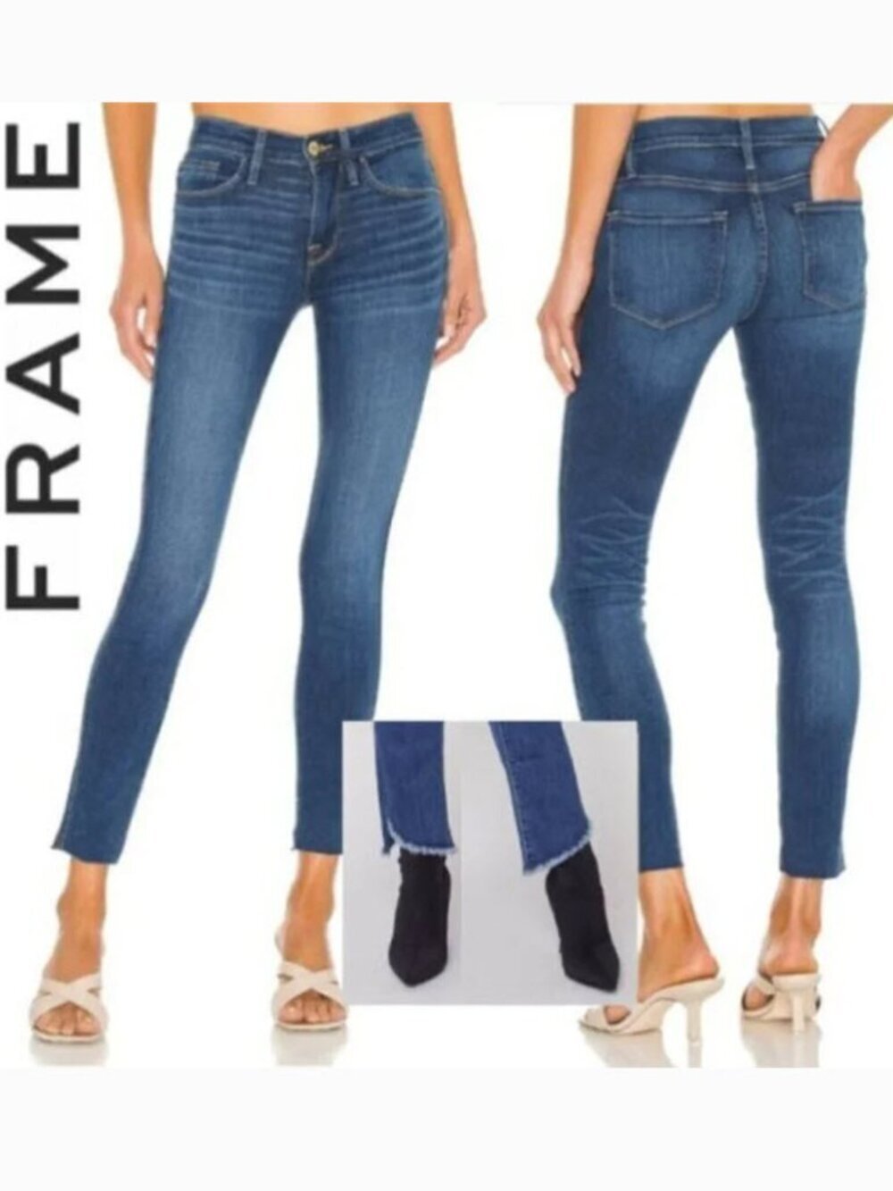 Frame Denim La Skinny de Jeanne crop Size 31